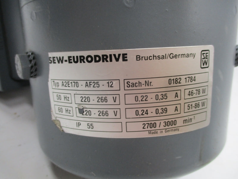 SEW-EURODRIVE RF17DT71C4/TF/VS 01821784 230/400V 1.40/0.80A NSNP