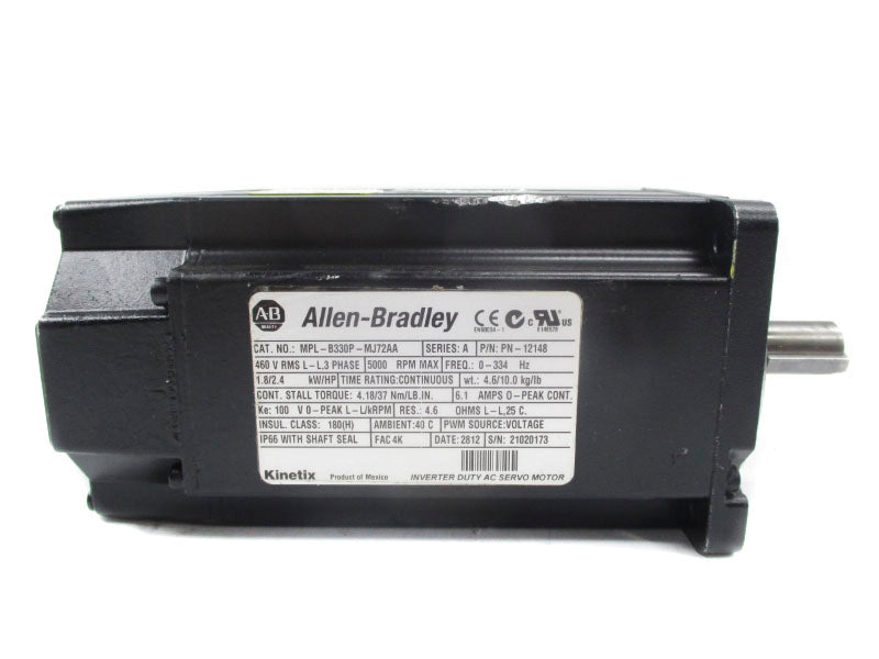 ALLEN BRADLEY MPL-B330P-MJ72AA SER. A 460V 6.1A NSNP