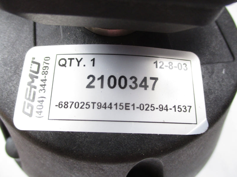 GEMU 687025T94415E1-025-94-1537 2100347 30VDC NSNP