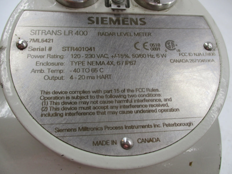 SIEMENS 7ML5421 120-230VAC -40'-65'C NSNP