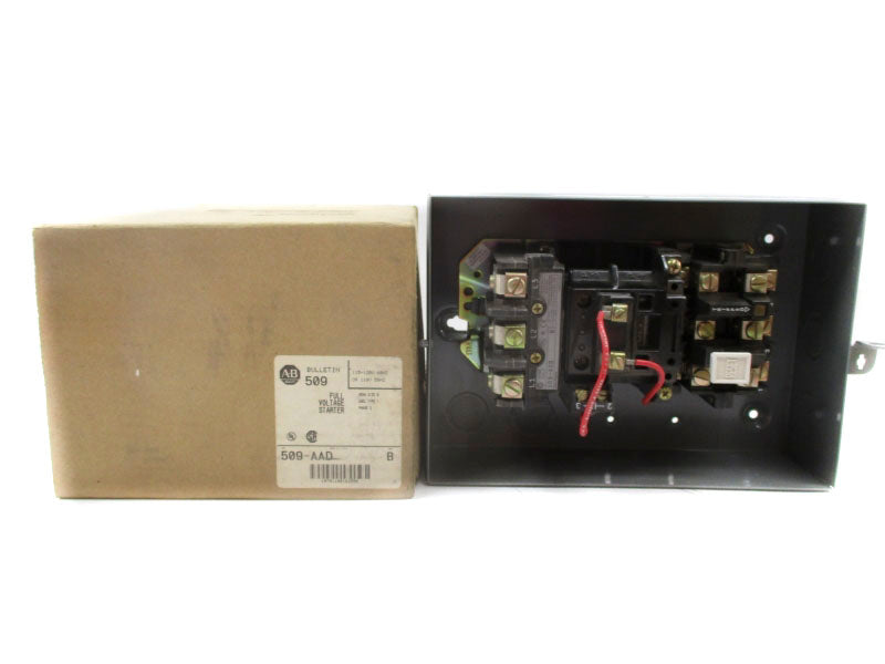 ALLEN BRADLEY 509-AAD SER. B 110/115-120V (AS PICTURED) (BR/WH) NSMP