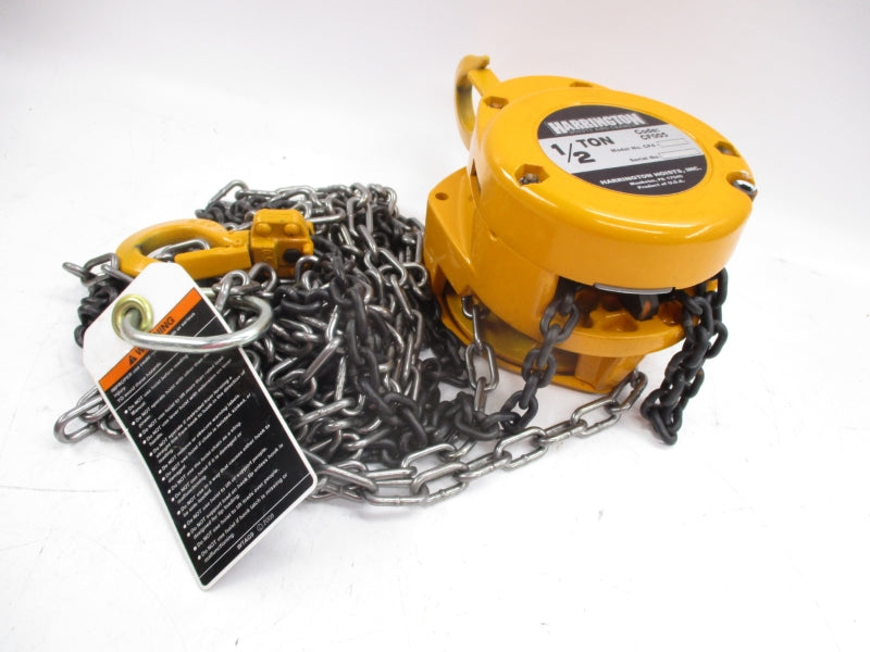 HARRINGTON HOISTS CF4-1978 1/2 TON NSMP