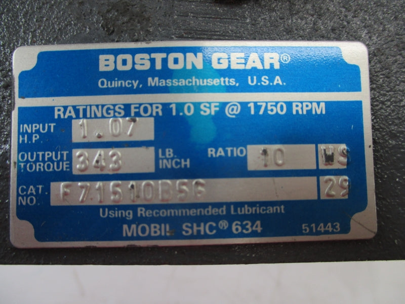 BOSTON GEAR F71510B5G NSNP