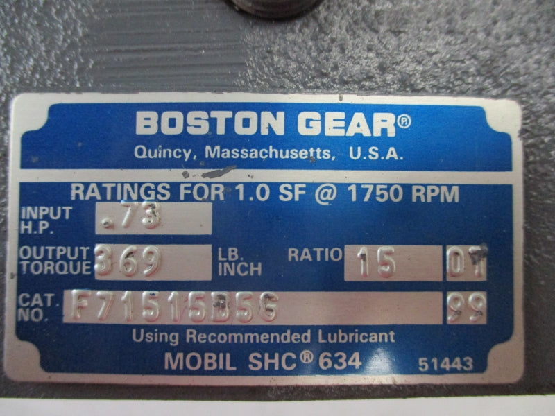 BOSTON GEAR F71515B5G NSNP