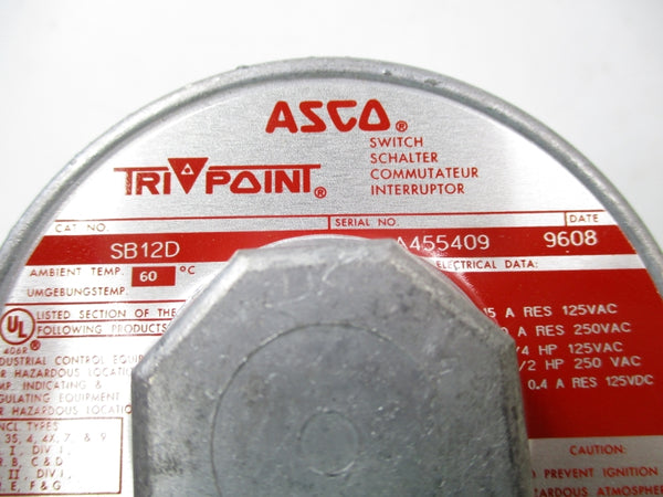 ASCO SB12D 125/250VAC 15A 60'C NSMP