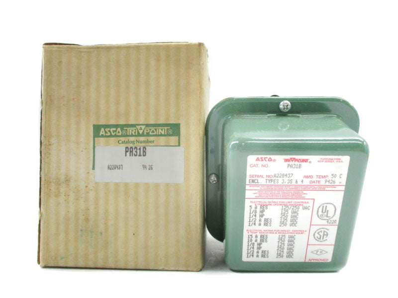 ASCO PA31B 125/250VAC 50'C NSMP