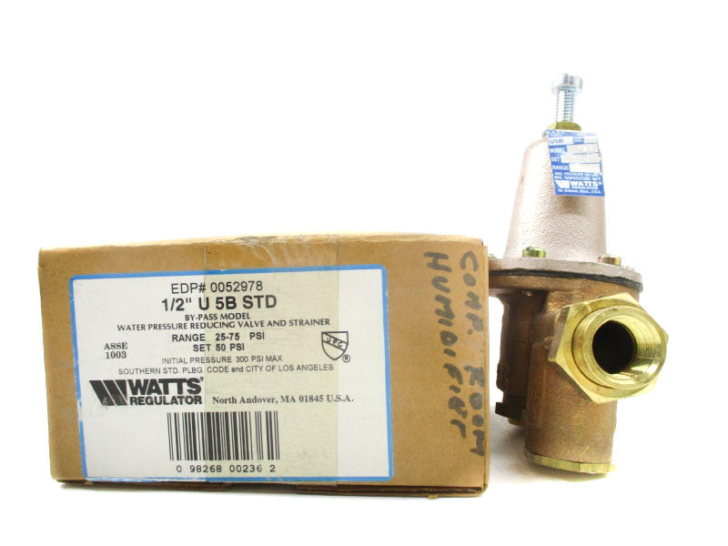 WATTS 5M3 U5BSTD 25-75PSI 1/2" NSMP