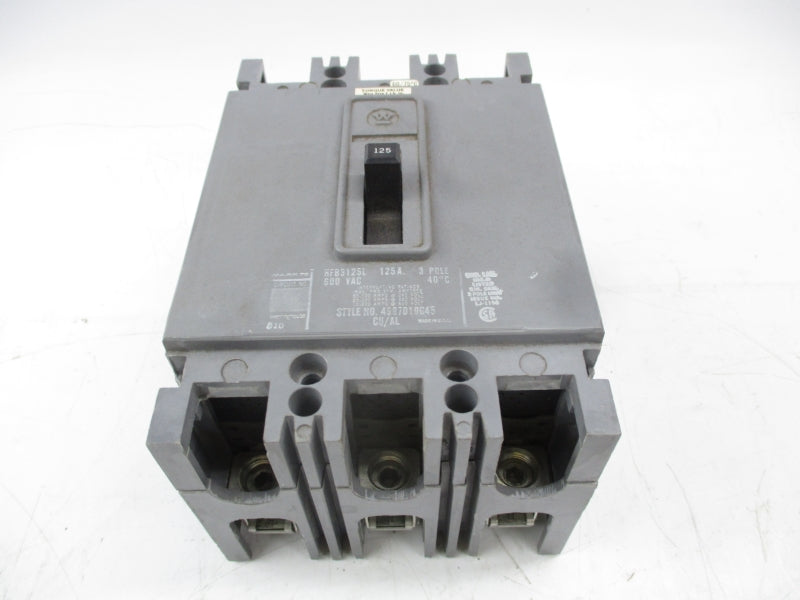 WESTINGHOUSE HFB3125L 4997D19G45 600VAC 125A NSMP