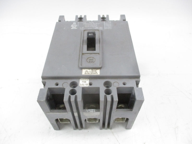 WESTINGHOUSE HFB3125L 4997D19G45 600VAC 125A NSMP