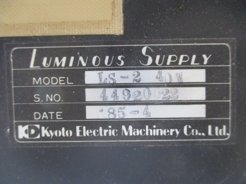 KYOTO ELECTRIC LS-240W 120VAC UNMP