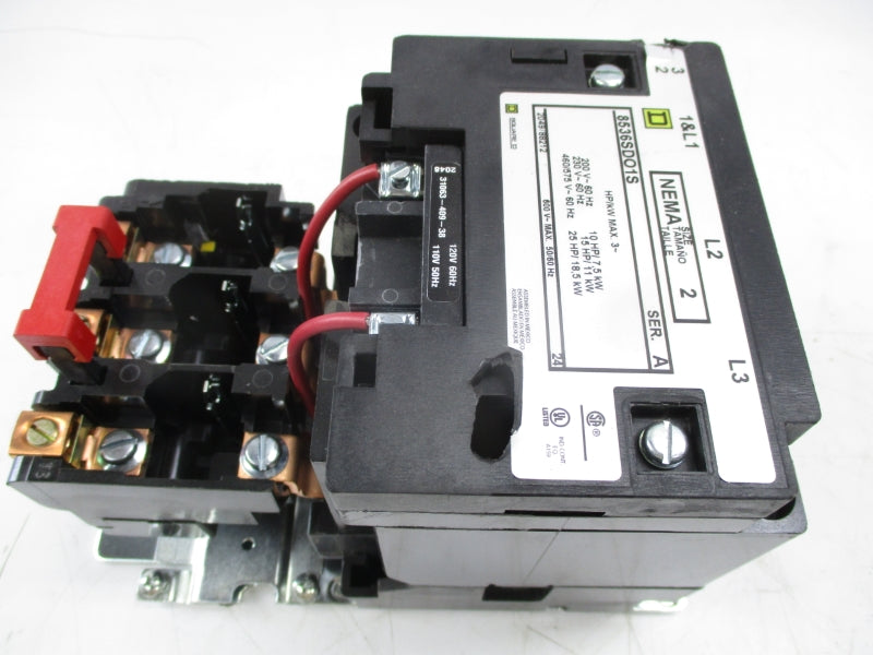 SQUARE D 8536SDO1S SER. A 110/120V (AS PICTURED1) NSNP