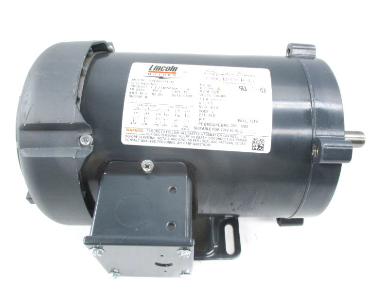 LINCOLN MOTORS SRF4S0.75TC61 230/460V 2.8/1.4A NSNP