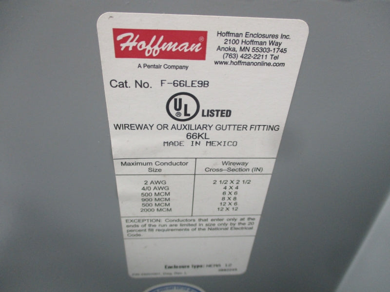 HOFFMAN F-66LE9B NSNP