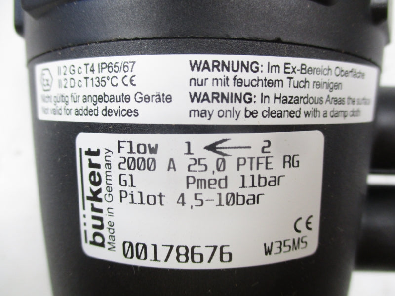 BURKERT 00178676 2000A25,0PTFERG NSMP