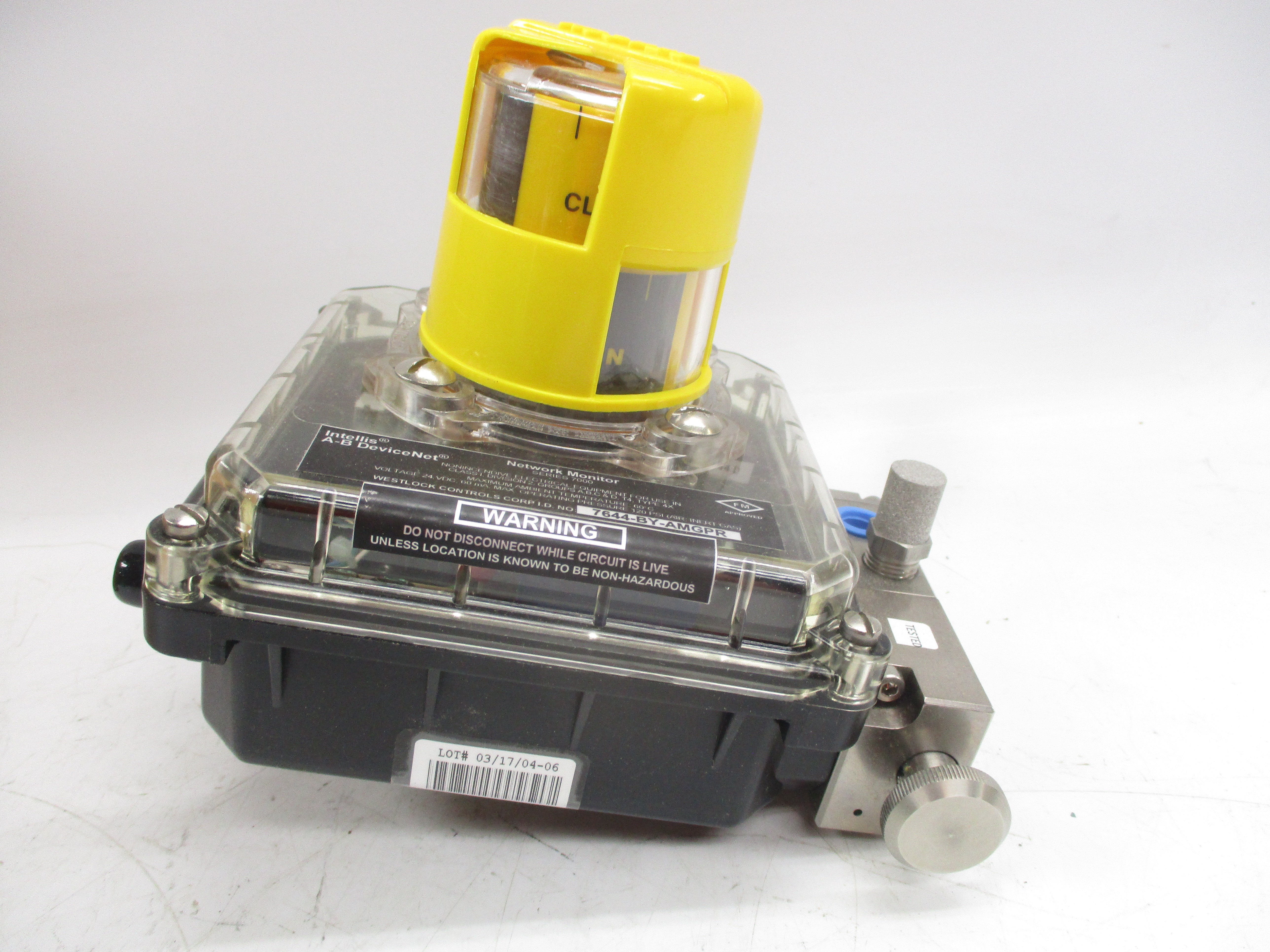 WESTLOCK CONTROLS 7644-BY-AMGPR 24VDC 120PSI 60'C NSMP