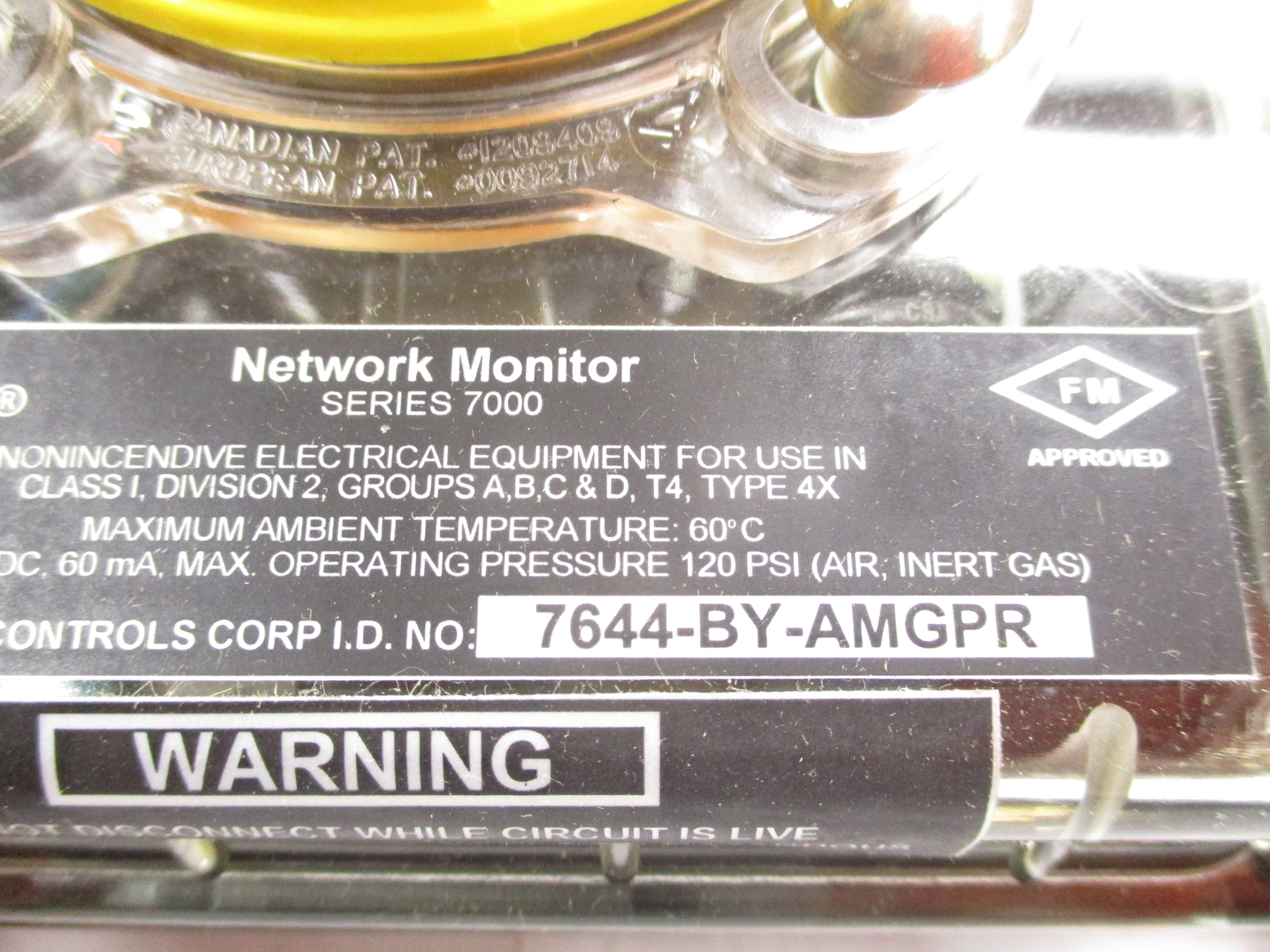 WESTLOCK CONTROLS 7644-BY-AMGPR 24VDC 120PSI 60'C NSMP