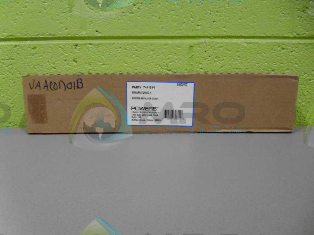 POWERS 7441214 REGULATOR *FACTORY SEALED*