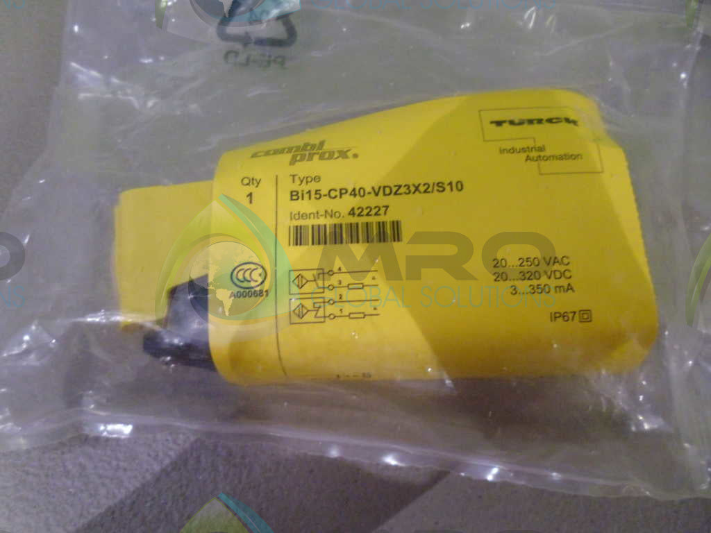 TURCK COMBI PROX Bi15-CP40-VDZ3X2/S10 PROXIMITY SENSOR *NEW IN FACTORY BAG*