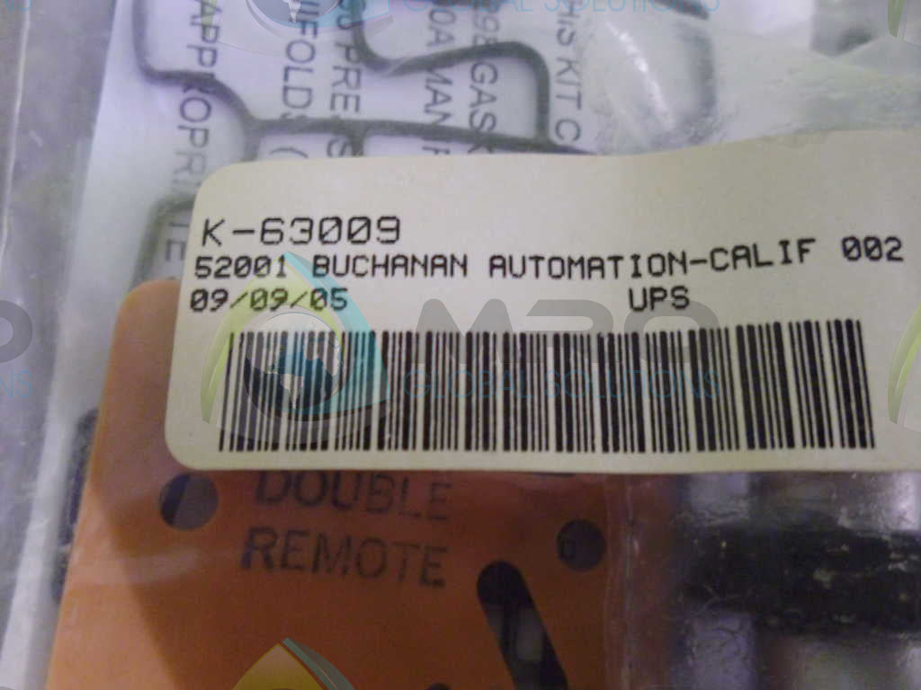 MAC K-63009 VALVE REPAIR KIT *NEW IN FACTORY BAG*