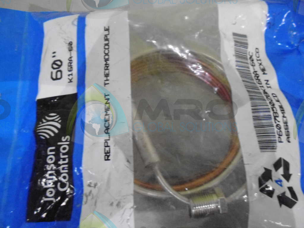 JOHNSON K16RA-60 THERMOCOUPLE *NEW IN ORIGINAL PACKAGE*