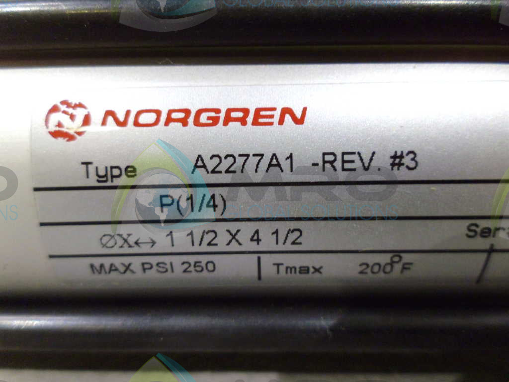 NORGREN A2277A1 CYLINDER *NEW NO BOX*