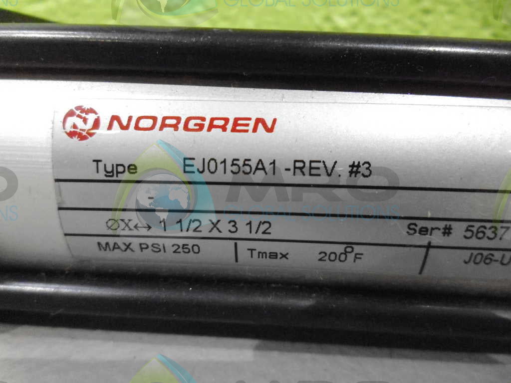 NORGREN EJ0155A1 1-1/2 x 3-1/2 CYLINDER *NEW NO BOX*