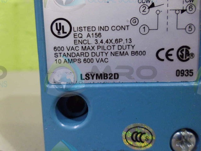 MICROSWITCH LSYMB2D SWITCH *NEW NO BOX*