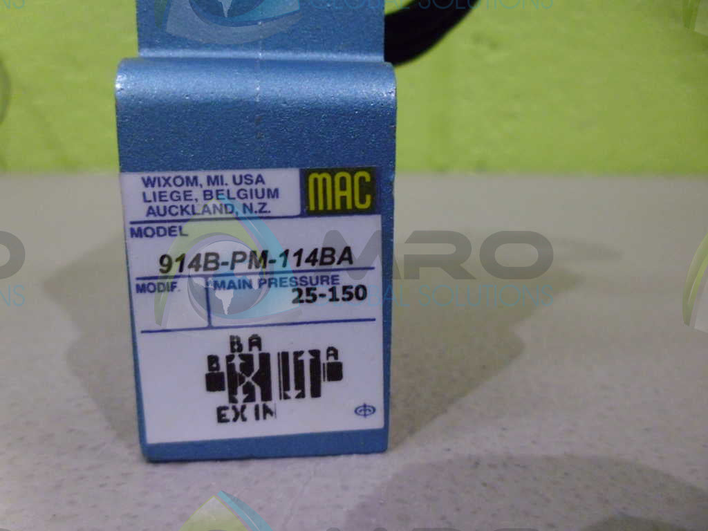 MAC 914B-PM-114BA VALVE *NEW NO BOX*