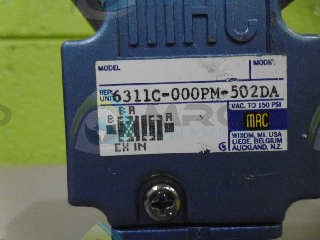 MAC 6311C-000PM-502DA VALVE *NEW NO BOX*