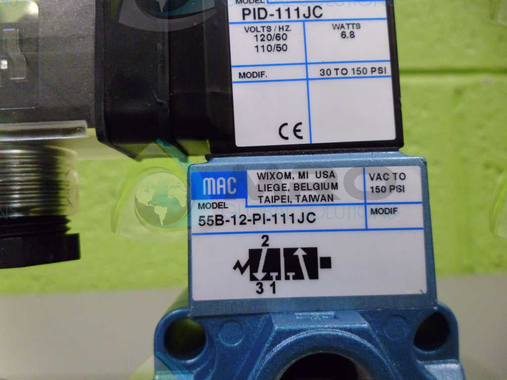 MAC 55B-12-PI-111JC VALVE *NEW NO BOX*