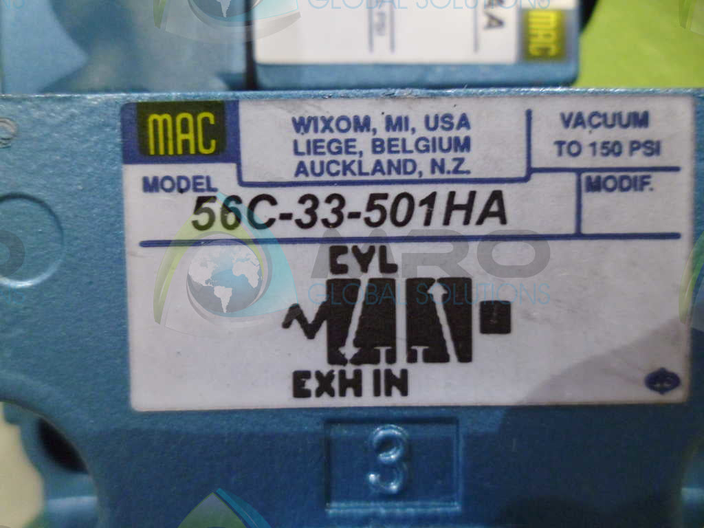 MAC 56C-33-501HA VALVE *NEW NO BOX*