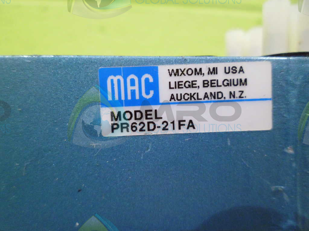 MAC PR62D-21FA VALVE *NEW NO BOX*