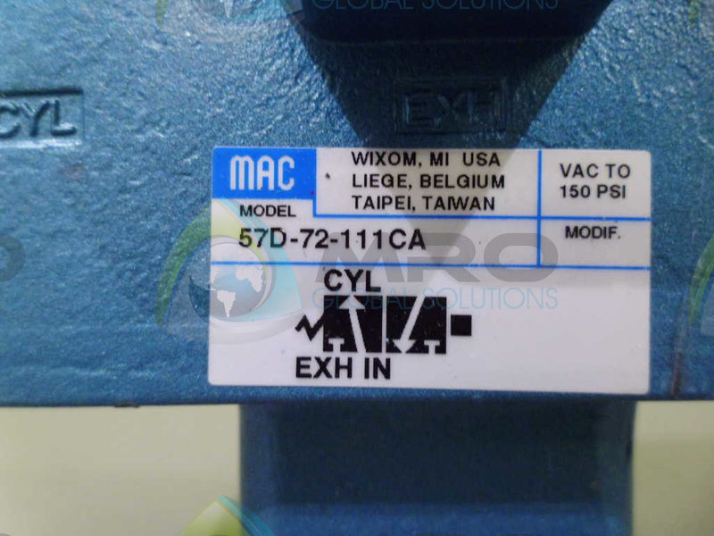 MAC 57D-72-111CA VALVE *NEW NO BOX*