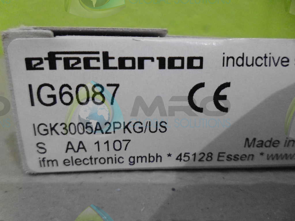 IFM EFECTOR IG6087 INDUCTIVE PROXIMITY SENSOR *NEW IN BOX*