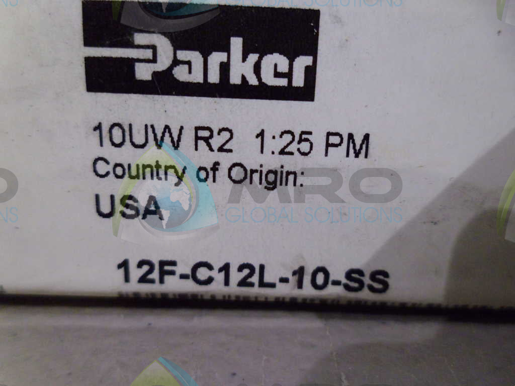 PARKER 12F-C12L-10-SS *NEW IN BOX*