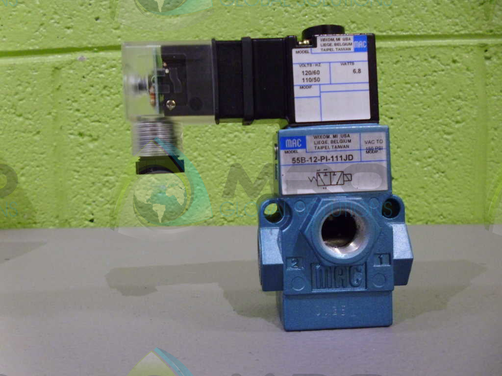 MAC 55B-12-PI-111JD VALVE *NEW IN BOX*