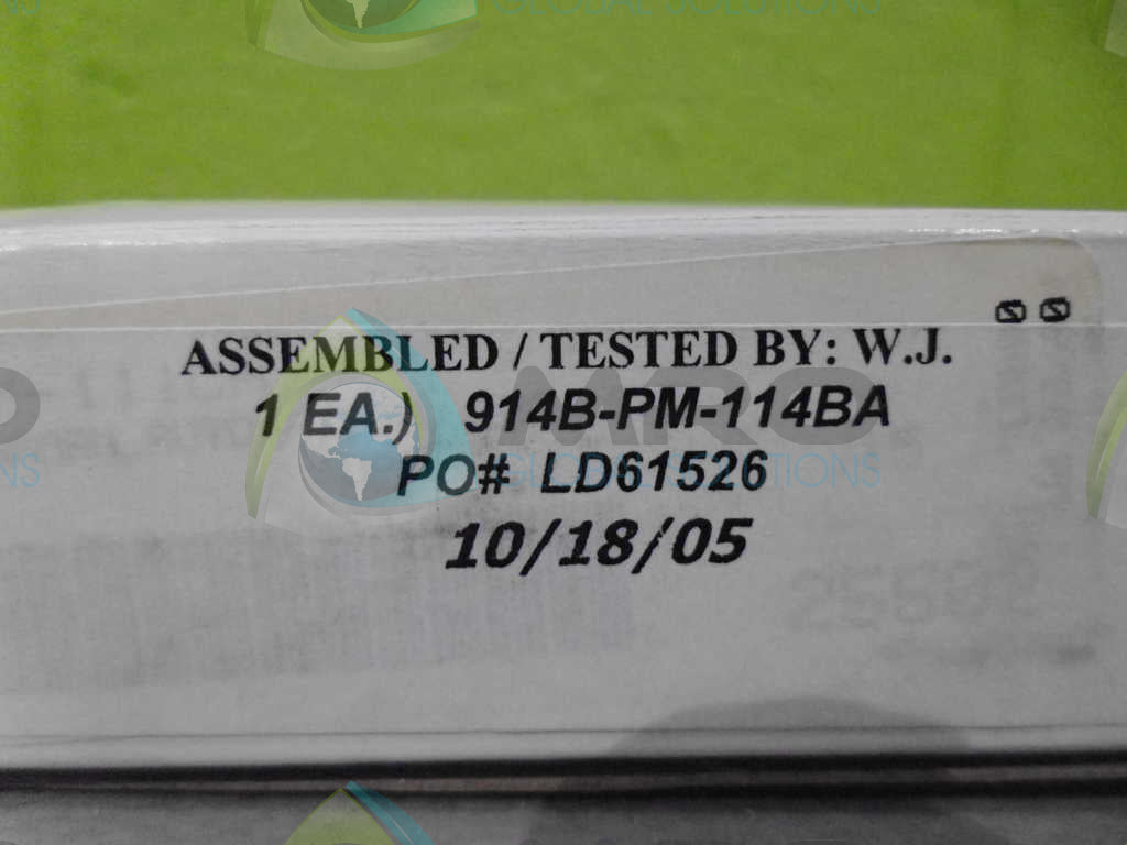 MAC 914B-PM-114BA VALVE *NEW IN BOX*