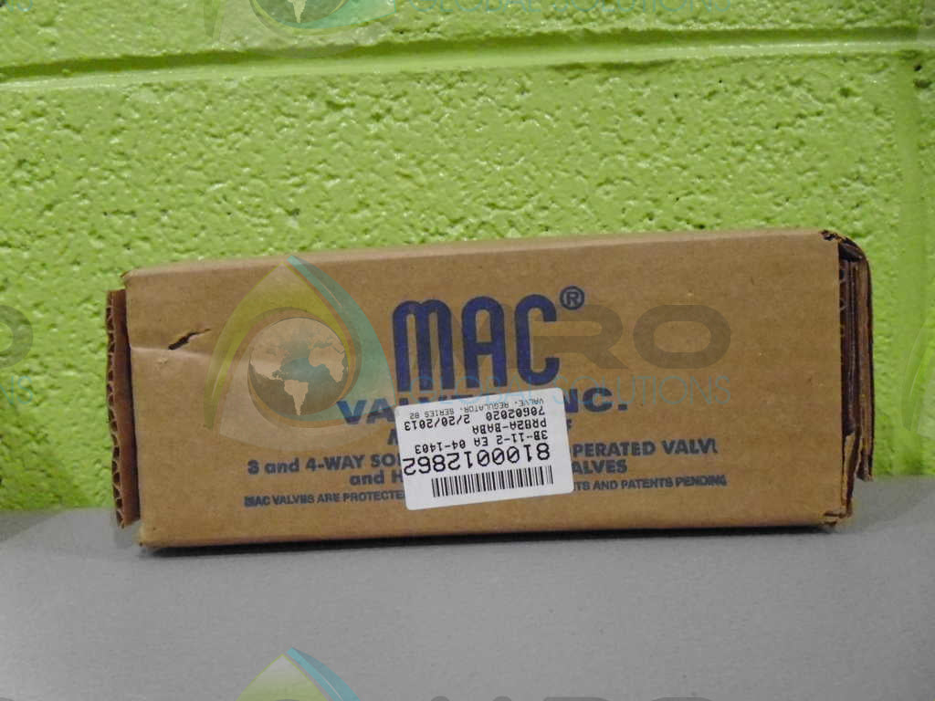MAC PR82A-BABA VALVE *FACTORY SEALED*