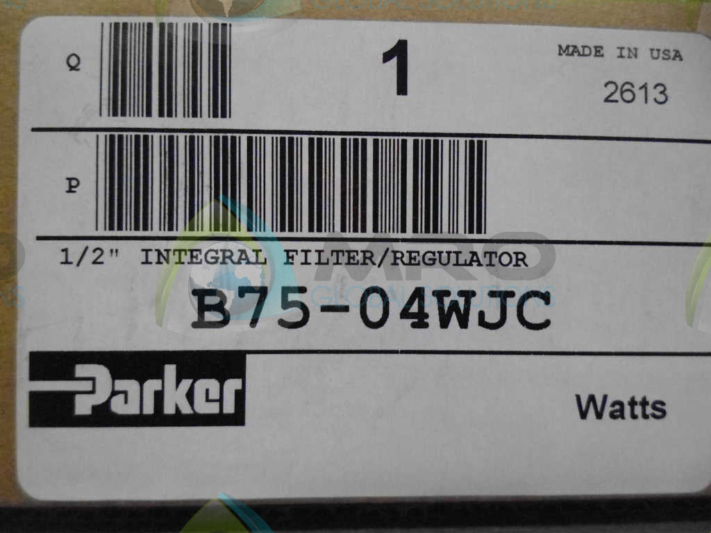 PARKER B75-04WJC REGULATOR *NEW IN BOX*