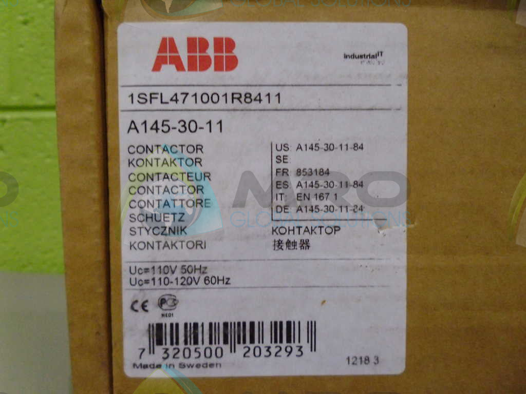 ABB A145-30-11 CONTACTOR *NEW IN BOX*