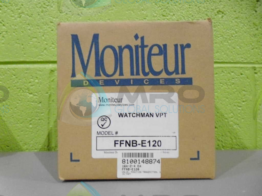 MONITEUR DEVICES FFNB-E120 VALVE POSITON TRANSMITTER *FACTORY SEALED*