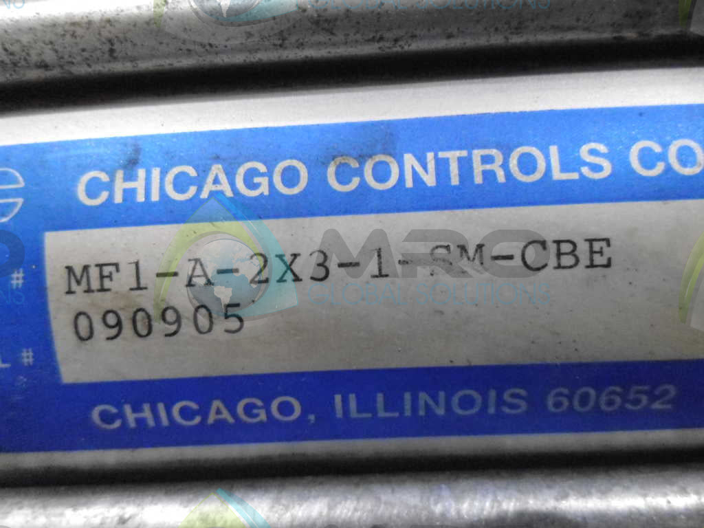 CHICAGO CONTROL MF1-A-2X3-1-SM-CBE CYLINDER *USED*