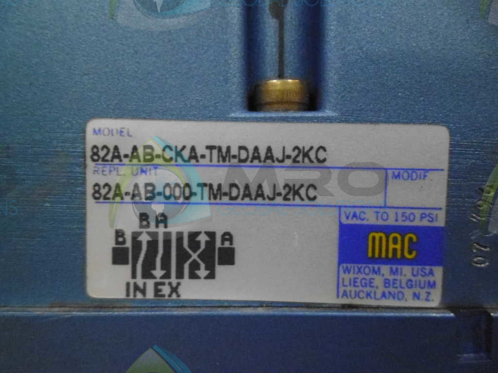 MAC 82A-AB-CKA-TM-DAAJ-2KC VALVE *NEW NO BOX*