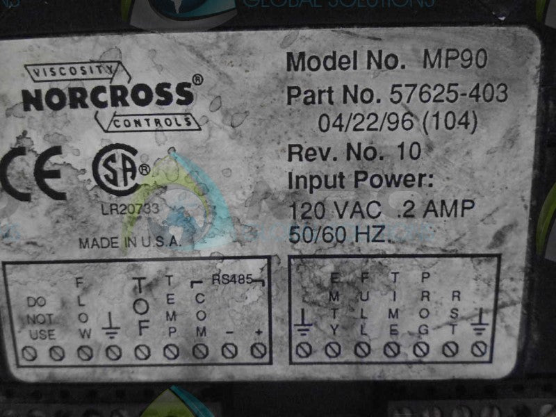 NORCROSS 57625-403 CONTROLLER *USED*