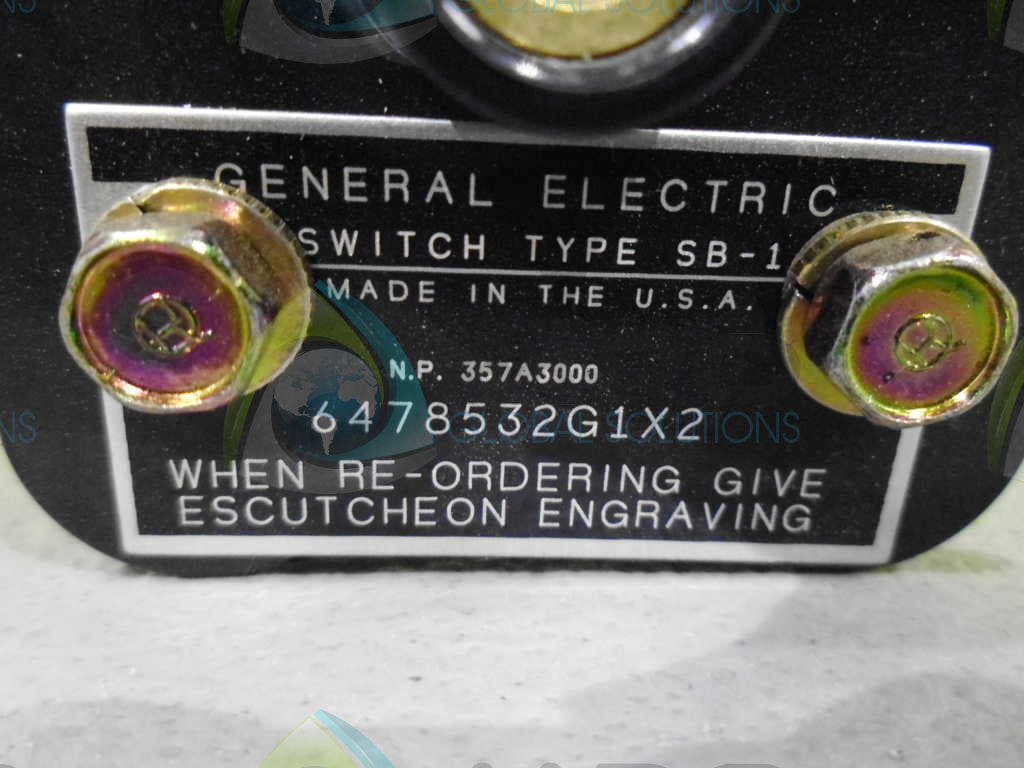 GENERAL ELECTRIC 6478524G1X2 SWITCH *USED*