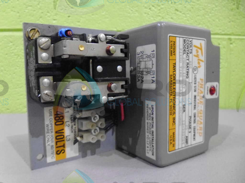 TAYLOR PNDR-480-3T RELAY *USED*