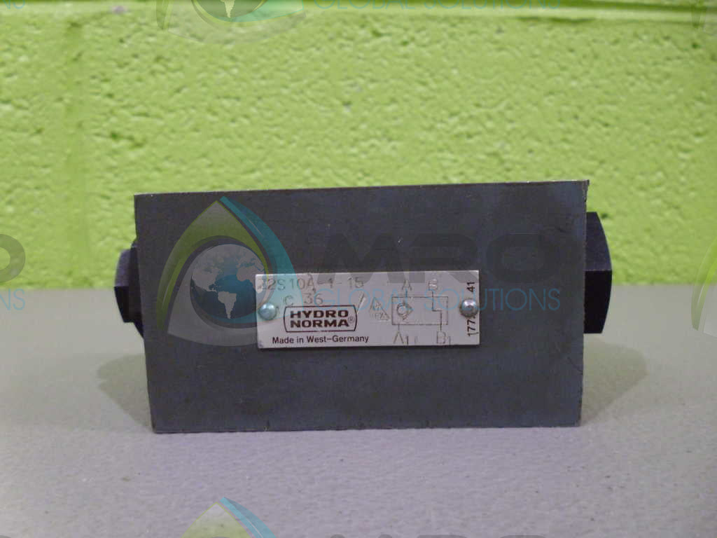 HYDRONORMA Z2S10A-1-15 VALVE *USED*