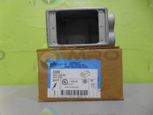 COOPER FDD2 DEVICE BOX *NEW IN BOX*