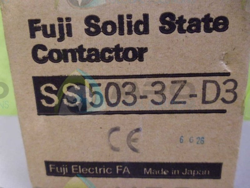 FUJI SS503-3Z-D3 CONTACTOR *NEW IN BOX*