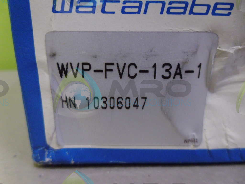 WATANABE WVP-FVC-13A1 RELAY *NEW IN BOX*